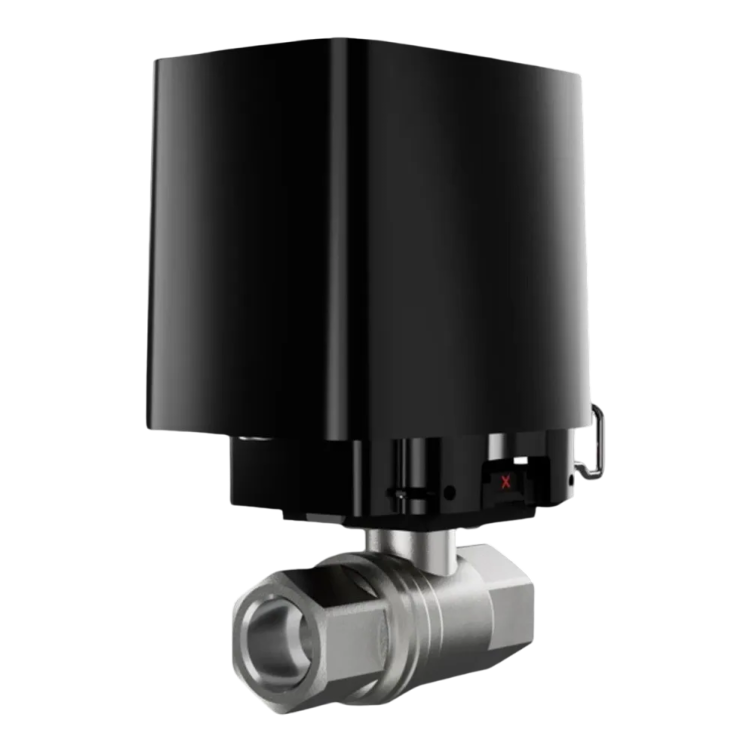 Умный шаровой кран Ajax WaterStop 1/2" black (000029711)