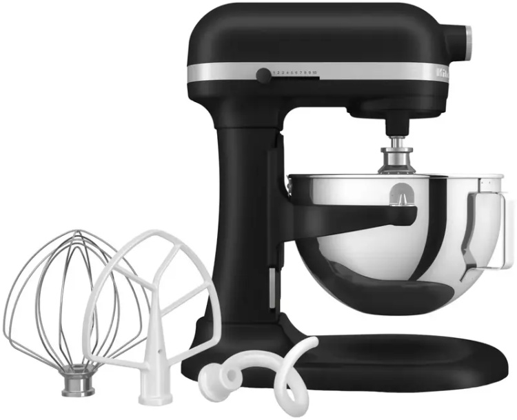 Планетарний міксер KitchenAid Heavy Duty 5,2 л 5KSM55SXXEBM Black Matte (UA)