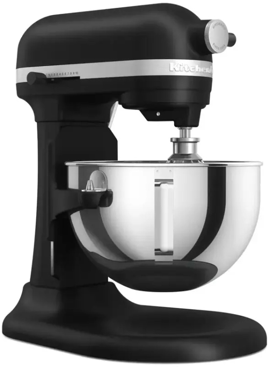 Планетарный миксер KitchenAid Heavy Duty 5,2 л 5KSM55SXXEBM Black Matte (UA)