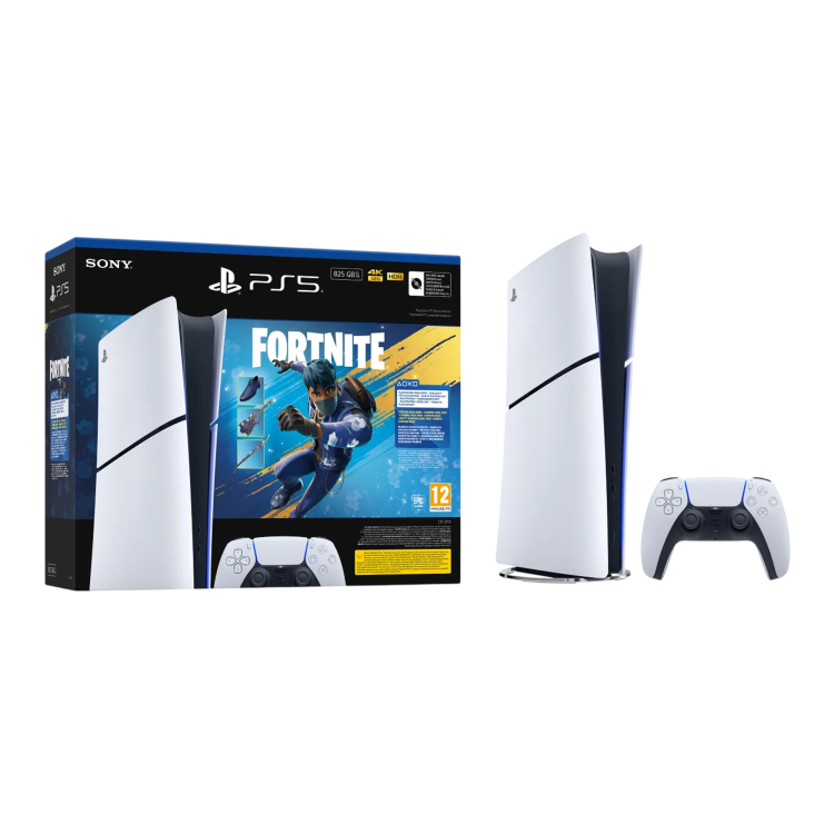 Игровая приставка Sony PlayStation 5 Slim (Digital Edition) (Fortnite Flowering Chaos Bundle) (825GB) (Standard)