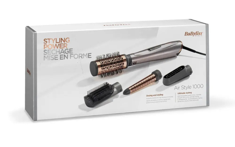 Фен-щітка Babyliss Air Style (Gray) (AS136E)