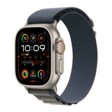 Apple Watch Ultra 2 49mm Titanium Case with Blue Alpine Loop (Medium) (MREP3) бу (Как Новый)