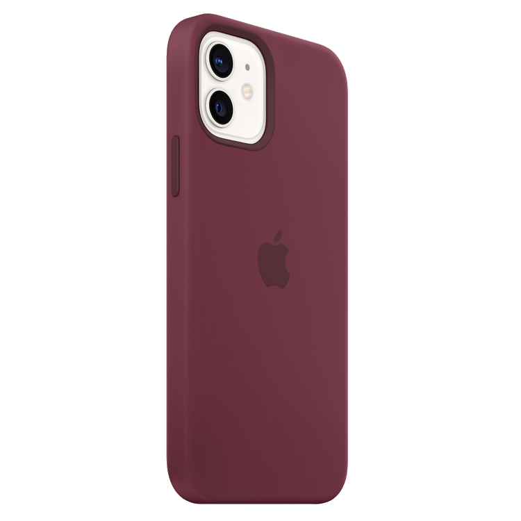 Чехол Silicone Case для iPhone 12/12 Pro (FoxConn) (Plum)
