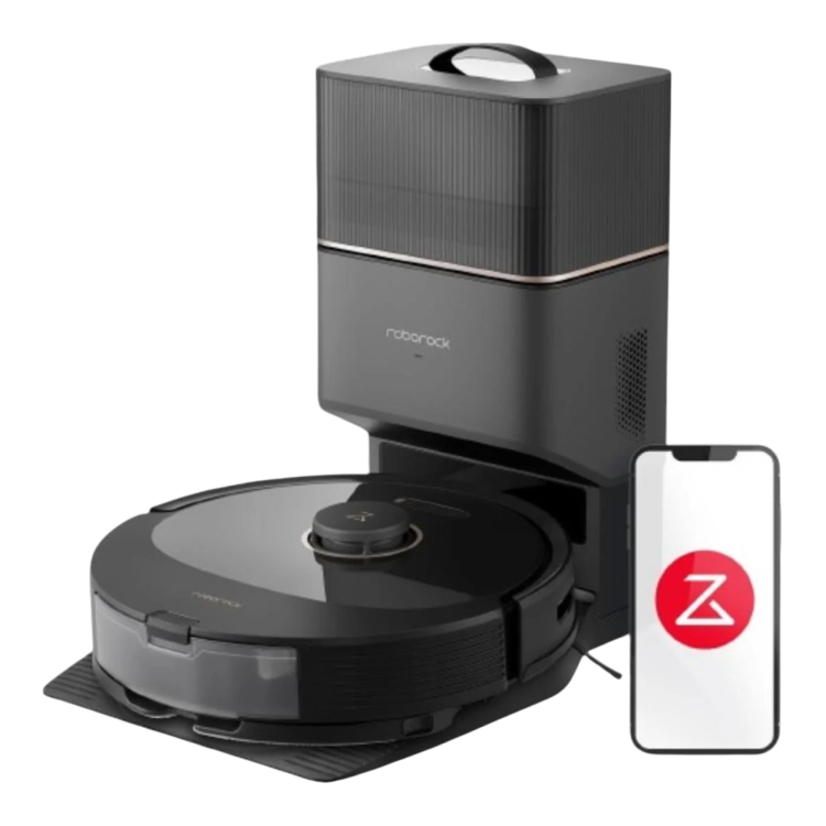 Робот-пылесос с влажной уборкой RoboRock Q8 Max Plus Black (Q8MP52-00)