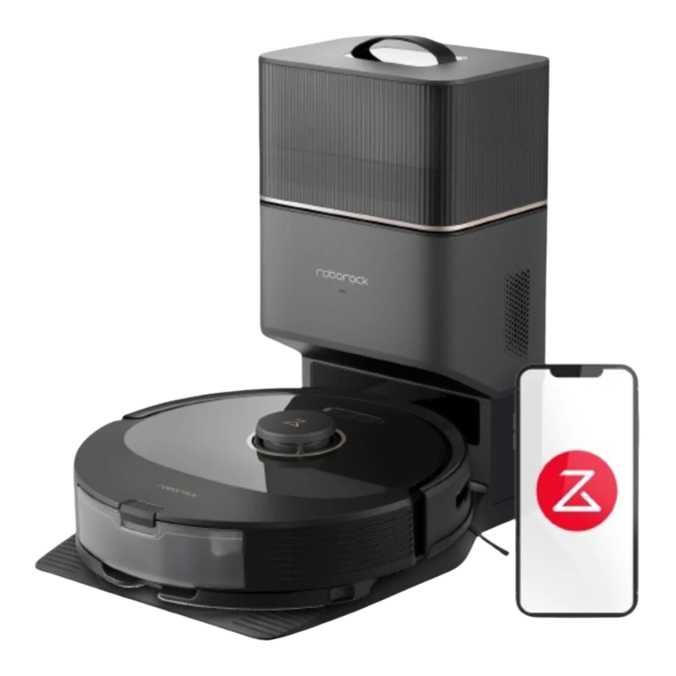 Робот-пилосос з вологим прибиранням RoboRock Q8 Max Plus Black (Q8MP52-00)