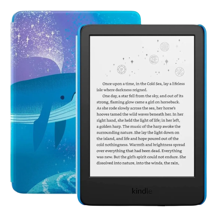 Електронна книга Amazon Kindle Kids 11th Gen 2022 16GB (Space Whale)