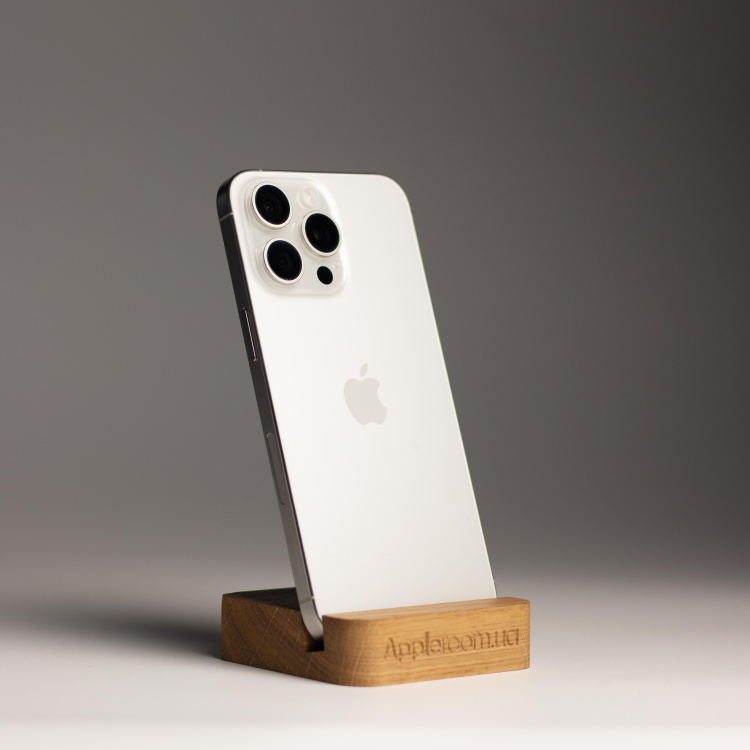 Apple iPhone 15 Pro Max 512GB White Titanium (e-sim) бу, 10/10 Apple iPhone 15 Pro Max 512GB White Titanium (e-sim) бу, 10/10
