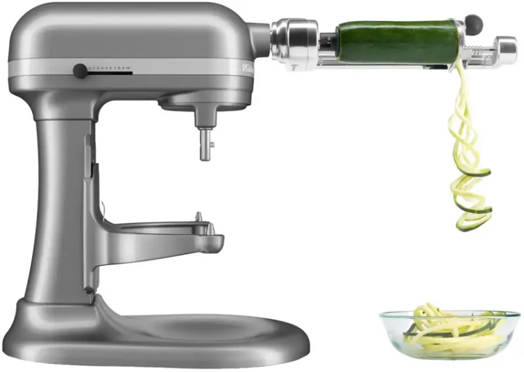 Планетарный миксер KitchenAid Heavy Duty 5,2 л 5KSM55SXXECU Silvery (UA)