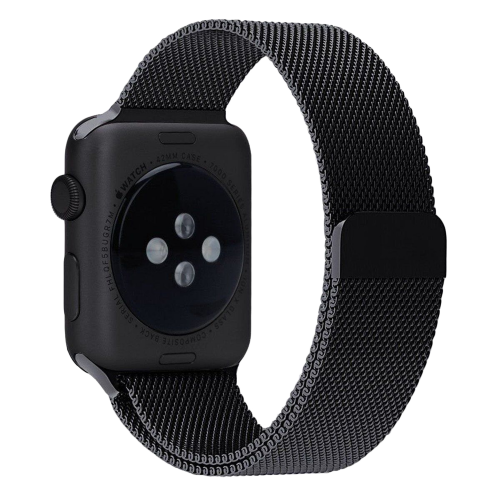 Ремінець для Apple Watch 42/44mm Milanes Series 1:1 Original (Black) Ремінець для Apple Watch 42/44mm Milanes Series 1:1 Original (Black)