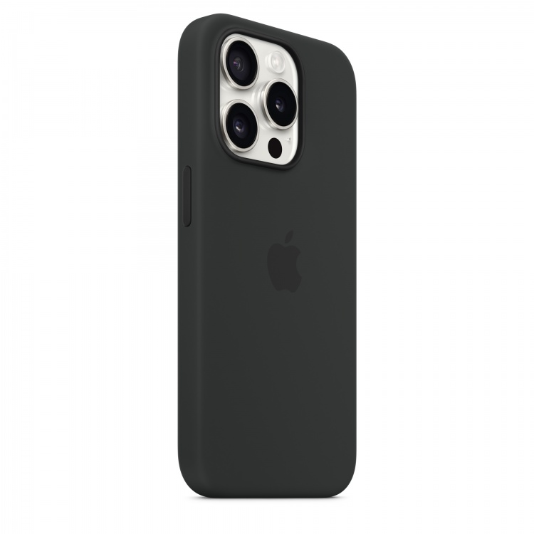 Чохол Apple Silicone Case для iPhone 15 Pro with MagSafe (Black)