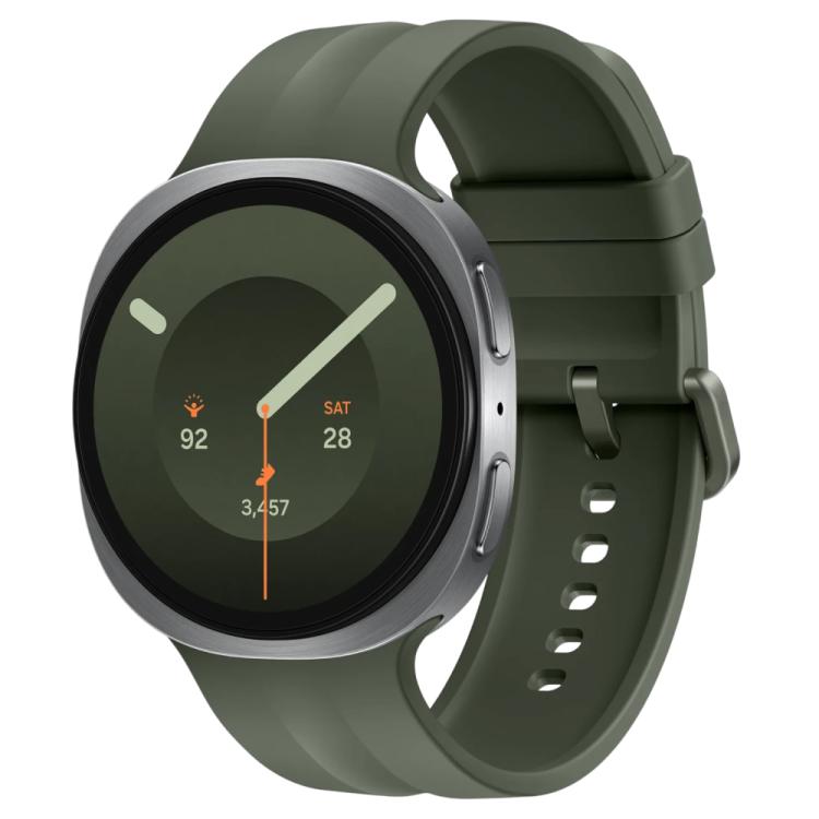 Samsung Galaxy Watch 9 44mm Silver with Olive Sport Band (SM-L350NZSA)