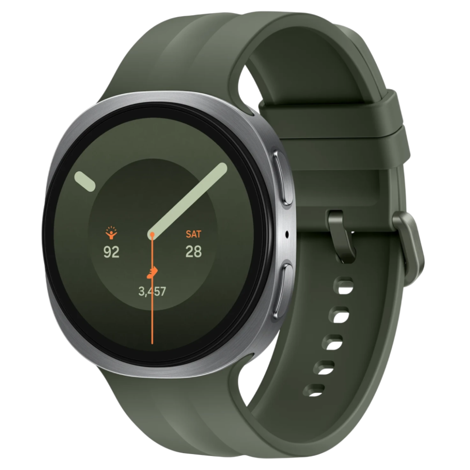 Samsung Galaxy Watch 9 44mm Silver with Olive Sport Band (SM-L350NZSA)