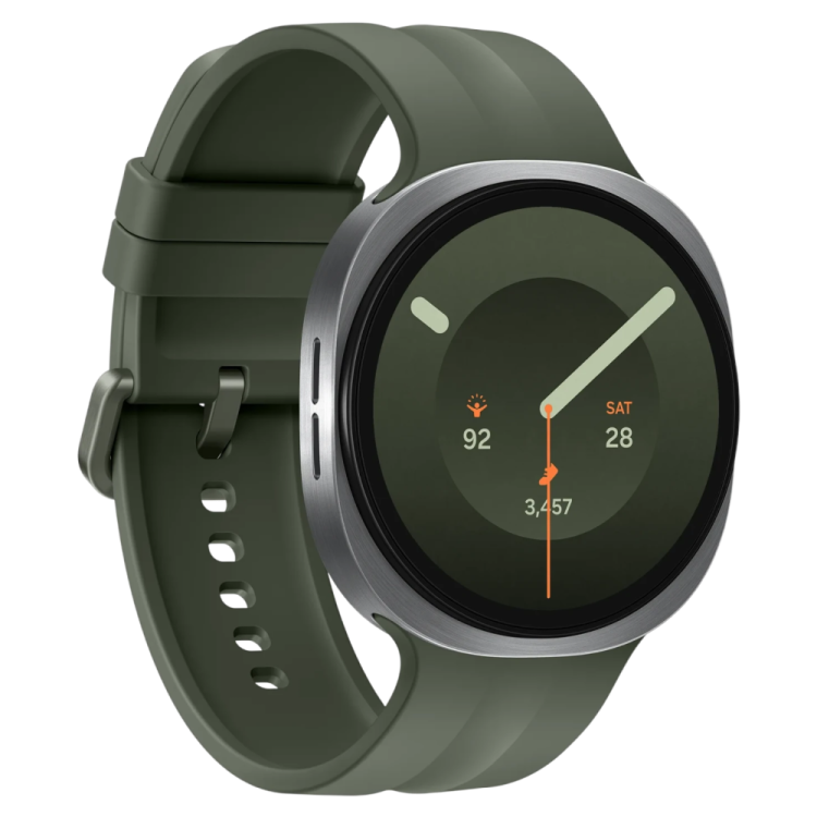 Samsung Galaxy Watch 9 44mm Silver with Olive Sport Band (SM-L350NZSA)