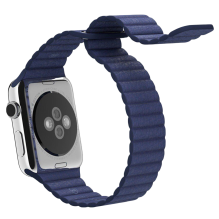 Ремешок для Apple Watch 38/40mm Leather Loop Series 1:1 Original (Midnight Blue)