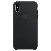 Чехол Smart Silicone Case для iPhone Xs Original (FoxConn) (Black)