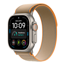 Apple Watch Ultra 4 GPS + LTE, 49mm Natural Titanium Case with Sand Trail Loop - S/M  