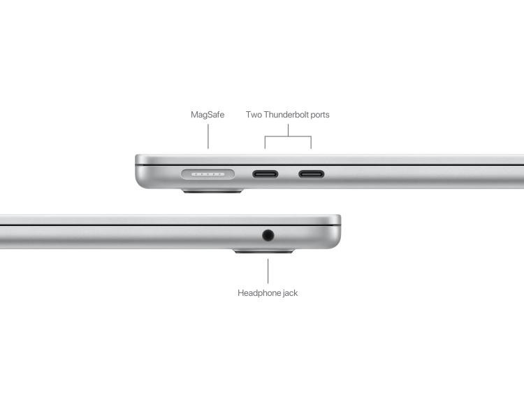 MacBook Air 13 M3, Silver, 256GB, 8 CPU / 8 GPU 16GB RAM (MC8H4) (2024) бу (Как Новый)