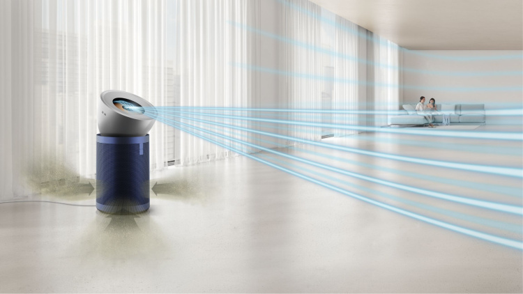 Воздухоочиститель Dyson Purifier Big + Quiet Formaldehyde BP03 (Bright Nickel/Prussian Blue) (369020-01)