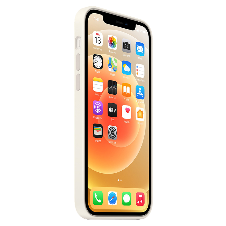 Чехол Silicone Case для iPhone 12/12 Pro (FoxConn) (White)
