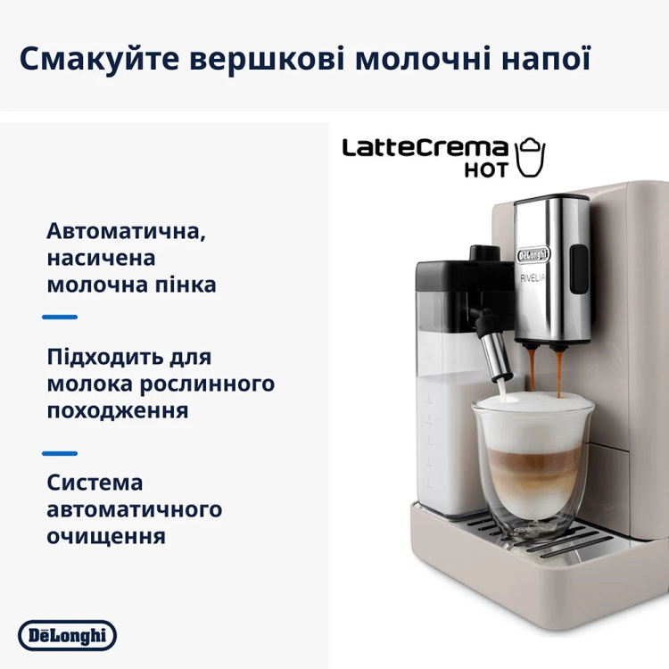 Кавомашина DeLonghi Rivelia EXAM440.55.BG S11 (UA)