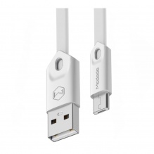 Кабель McDodo CA-4880 USB-A to USB-C Gorgeous Series 1m (White)