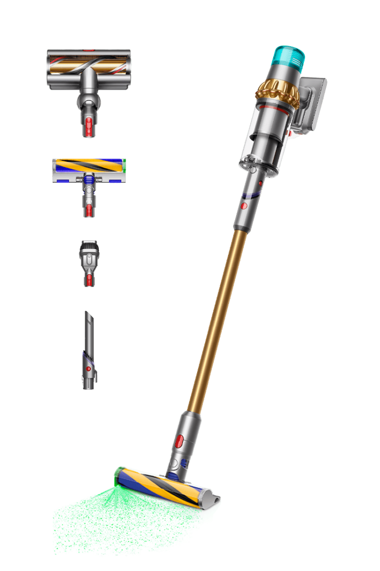 Пылесос Dyson V15 Detect Absolute 2023 Gold/Gold (447000-01)