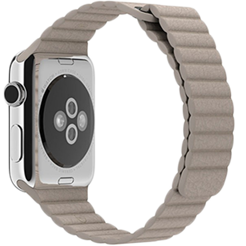 Ремешок  для Apple Watch 42/44mm Leather Loop Series 1:1 Original (Stone)