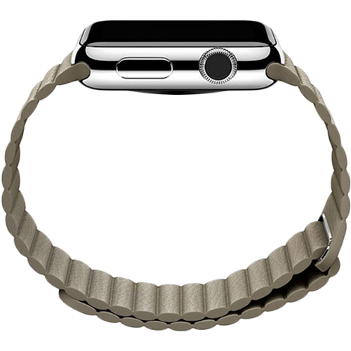 Ремешок  для Apple Watch 42/44mm Leather Loop Series 1:1 Original (Stone)