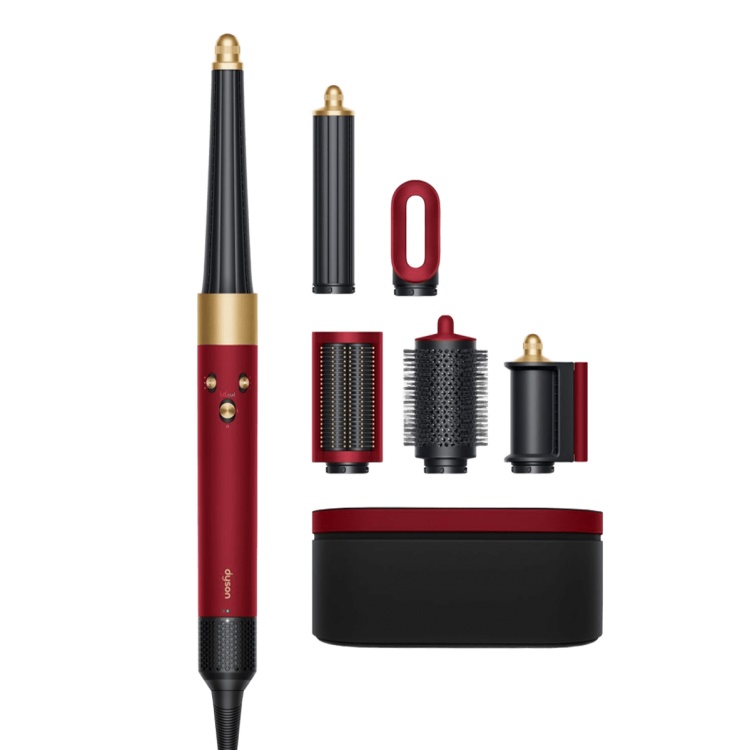 Стайлер для прямого та хвилястого волосся Dyson Airwrap i.d. Multi-Styler and Dryer Straight to Wavy - Red Velvet/Gold (596926-01)