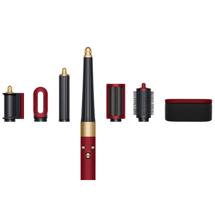 Стайлер для прямых и волнистых волос Dyson Airwrap i.d. Multi-Styler and Dryer Straight to Wavy - Red Velvet/Gold (596926-01) EU Стайлер для прямых и волнистых волос Dyson Airwrap i.d. Multi-Styler and Dryer Straight to Wavy - Red Velvet/Gold (596926-01) EU