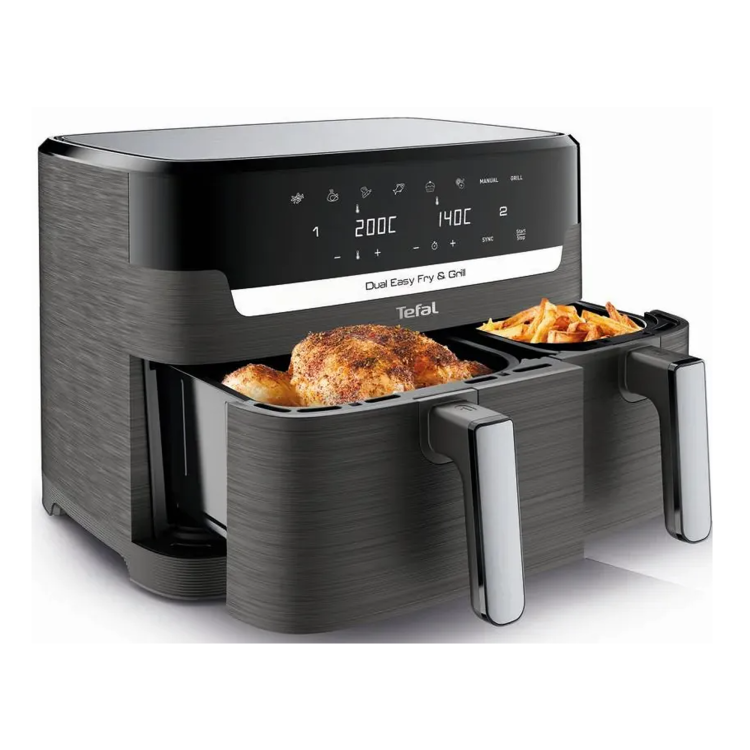 Мультипіч Tefal Dual Easy Fry&Grill Air Fryer EY905B10 (EU) Мультипіч Tefal Dual Easy Fry&Grill Air Fryer EY905B10 (EU)