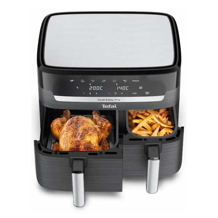 Мультипіч Tefal Dual Easy Fry&Grill Air Fryer EY905B10 (EU) Мультипіч Tefal Dual Easy Fry&Grill Air Fryer EY905B10 (EU)