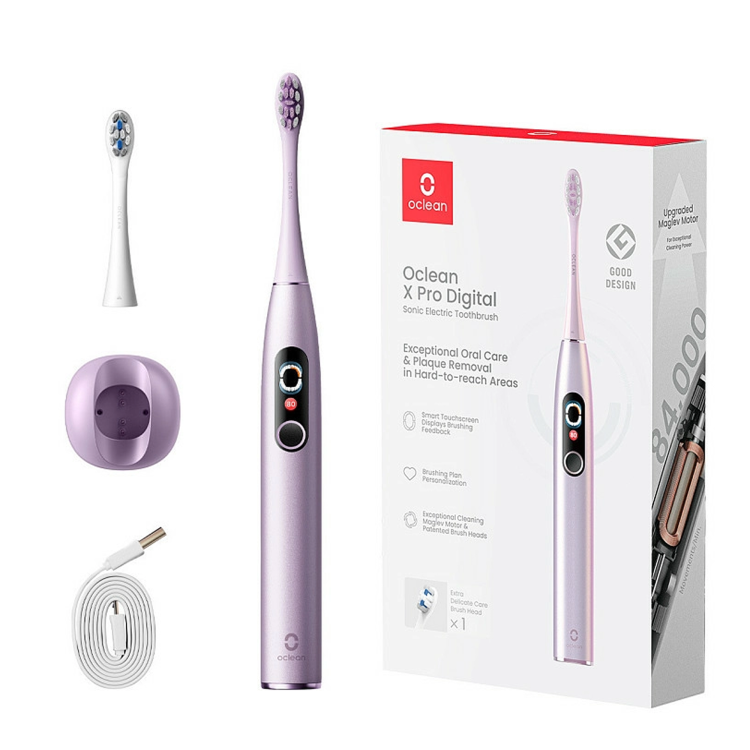 Зубная электрощетка Oclean X Pro Digital (Purple) (6970810553475) Зубная электрощетка Oclean X Pro Digital (Purple) (6970810553475)