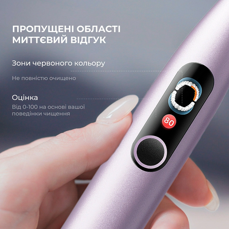 Зубная электрощетка Oclean X Pro Digital (Purple) (6970810553475)