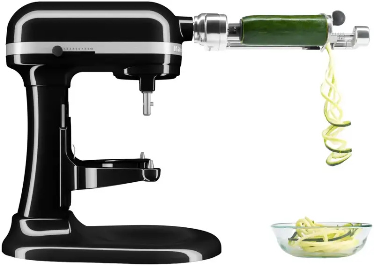 Планетарный миксер KitchenAid Heavy Duty 5,2 л 5KSM55SXXEOB Black (UA)