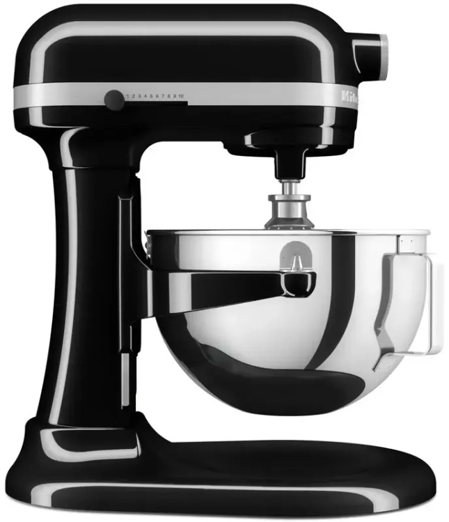 Планетарный миксер KitchenAid Heavy Duty 5,2 л 5KSM55SXXEOB Black (UA)