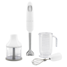 Блендер погружной SMEG с аксессуарами White (HBF03WHEU)
