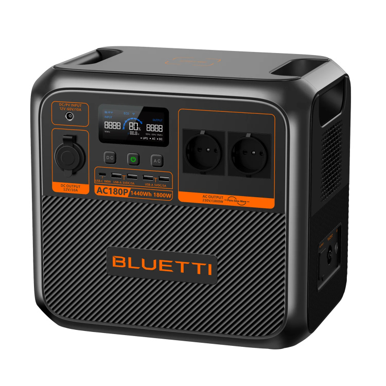 Зарядна станція BLUETTI AC180P 1800W (1440 Вт/г) (BLUETTI AC180P)