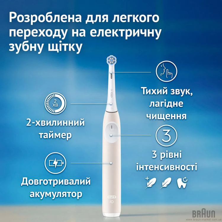 Зубна електрощітка BRAUN Oral-B iO Series 2 (iOS2.1C9.0) (White)