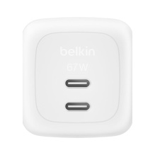 Блок живлення Belkin Home Charger 67W 2хUSB-С GAN PD PPS White (WCH020kqWH)