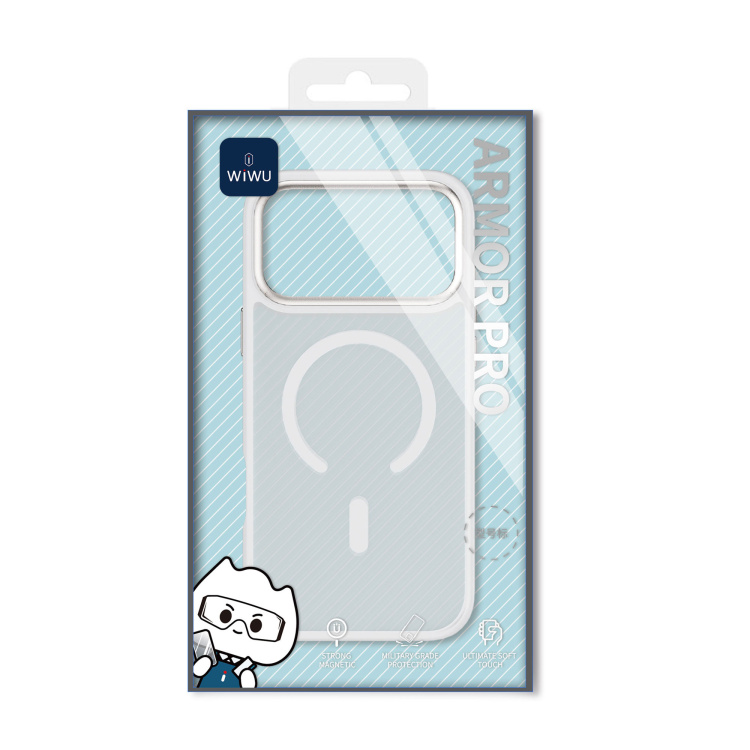 Чехол WIWU Armor Pro для iPhone 18 Pro (White) (6979107515912)
