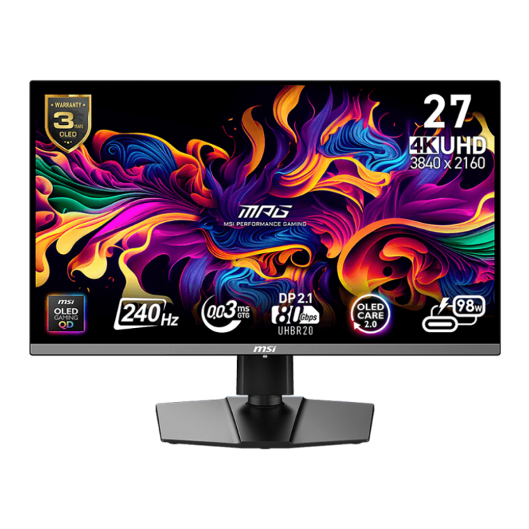 Монітор MSI 26.5" MPG 272URX QD-OLED 240Hz (UA)