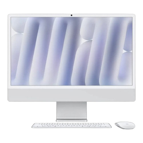 Apple iMac 24 with Retina 4.5K, Apple M6, 256GB, 12 CPU / 12 GPU, 24GB RAM, Silver (2026)