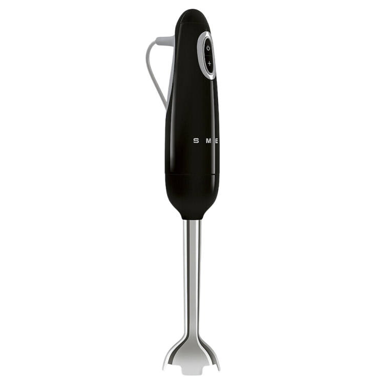 Блендер погружной SMEG с аксессуарами Black (HBF03BLEU)