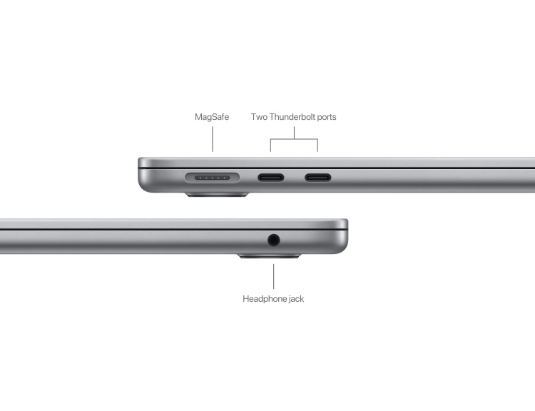 Apple MacBook Air 13“ Space Gray M3 16/256 8GPU 2024 (MC8G4) бу