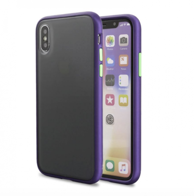 Чехол Matte для iPhone Xs Max (Purple)