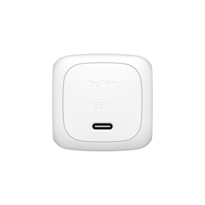 Блок живлення Belkin Home Charger 65W USB-С GAN PD PPS White (WCA011kqWH)