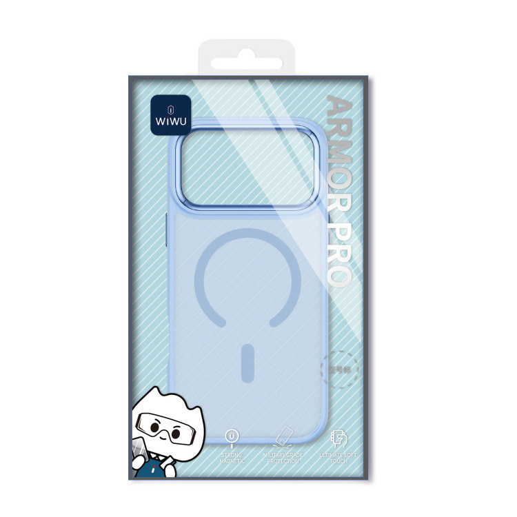 Чехол WIWU Armor Pro для iPhone 18 Pro (Light Blue) (6979107514328)