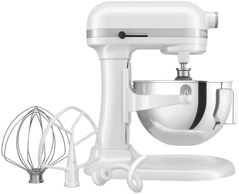 Планетарний міксер KitchenAid Heavy Duty 5,2 л 5KSM55SXXEWH White (UA)