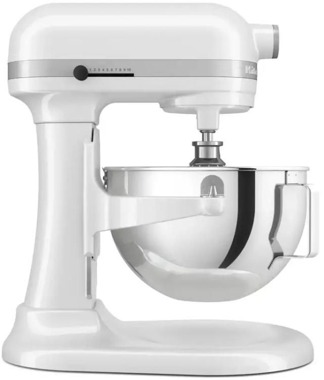 Планетарный миксер KitchenAid Heavy Duty 5,2 л 5KSM55SXXEWH White (UA)